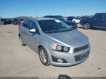  Salvage Chevrolet Sonic