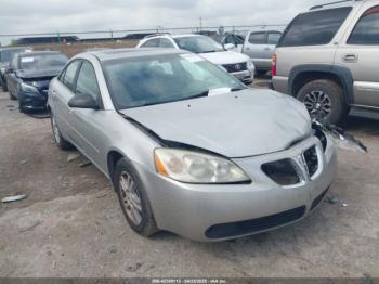  Salvage Pontiac G6