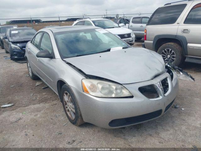  Salvage Pontiac G6