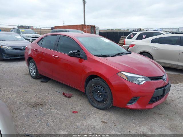  Salvage Toyota Corolla