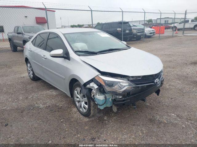  Salvage Toyota Corolla