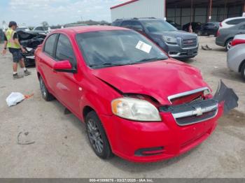  Salvage Chevrolet Aveo