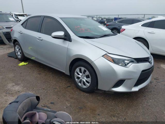  Salvage Toyota Corolla