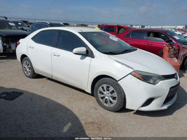  Salvage Toyota Corolla