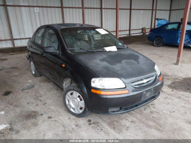  Salvage Chevrolet Aveo