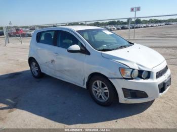  Salvage Chevrolet Sonic