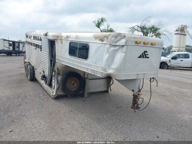  Salvage Elite Gooseneck Horse Trailer