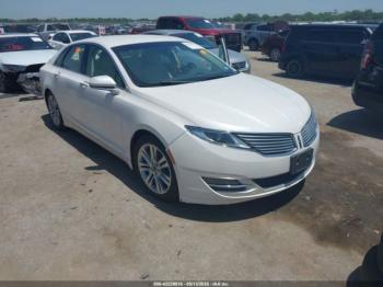  Salvage Lincoln MKZ