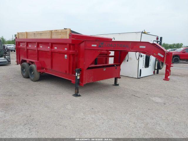  Salvage Load Trail Gooseneck Dump Trailer
