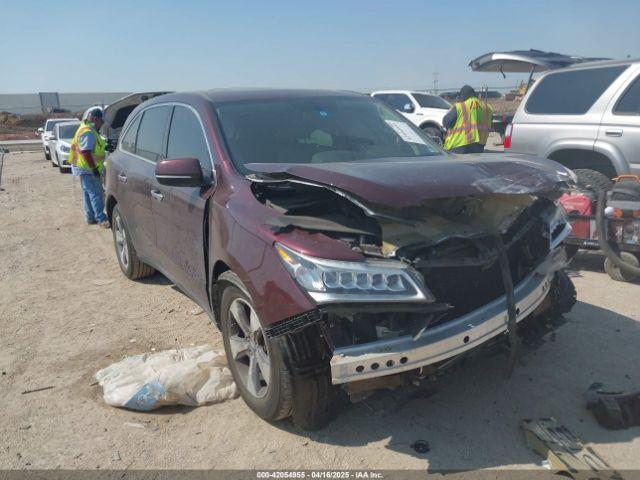  Salvage Acura MDX