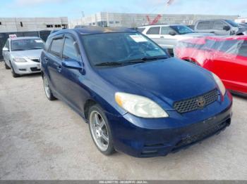  Salvage Toyota Matrix