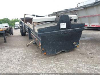  Salvage Lufkin Industries Dump Semi Trailer