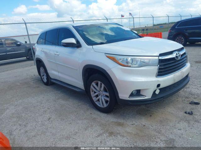  Salvage Toyota Highlander