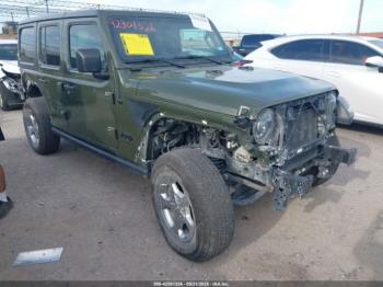  Salvage Jeep Wrangler