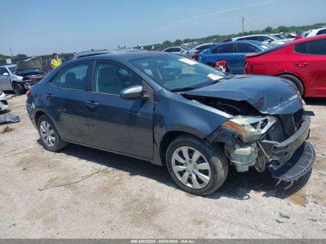  Salvage Toyota Corolla