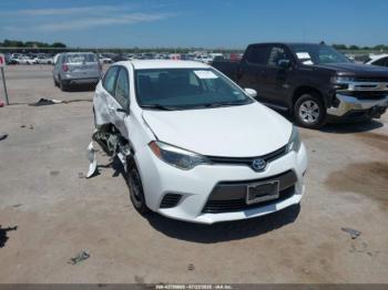  Salvage Toyota Corolla