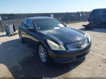  Salvage INFINITI G35