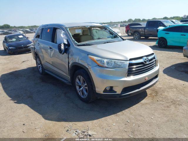  Salvage Toyota Highlander