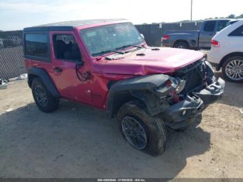  Salvage Jeep Wrangler