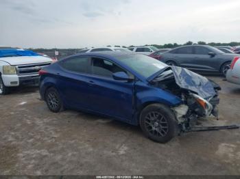  Salvage Hyundai ELANTRA