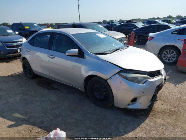  Salvage Toyota Corolla