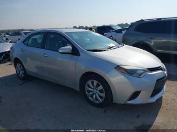  Salvage Toyota Corolla