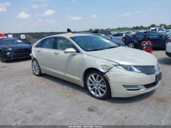  Salvage Lincoln MKZ Hybrid