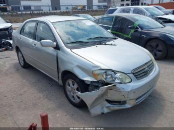  Salvage Toyota Corolla