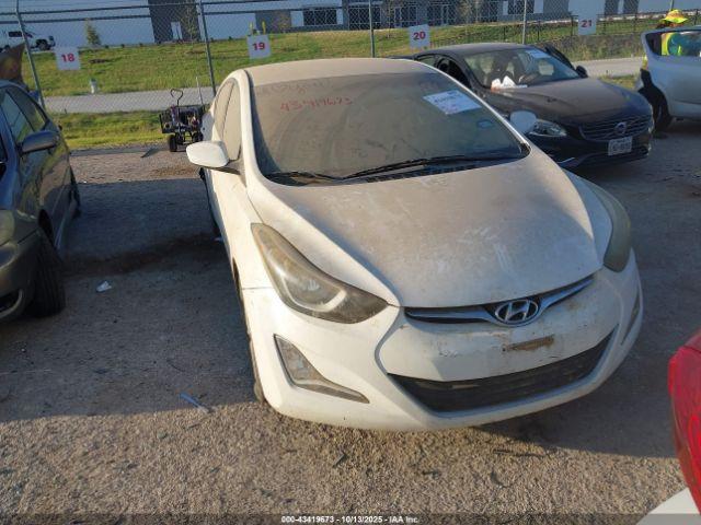 Salvage Hyundai ELANTRA