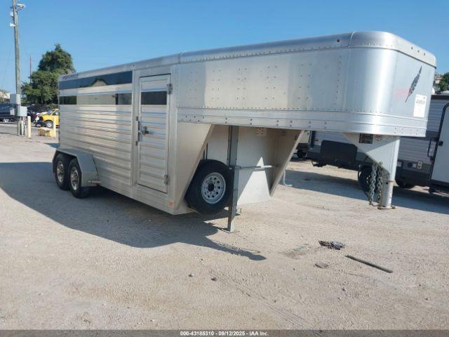  Salvage Featherlite Mfg Inc Gooseneck Trailer