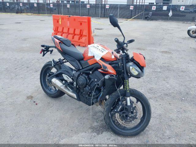  Salvage Triumph Motorcycle Street Triple