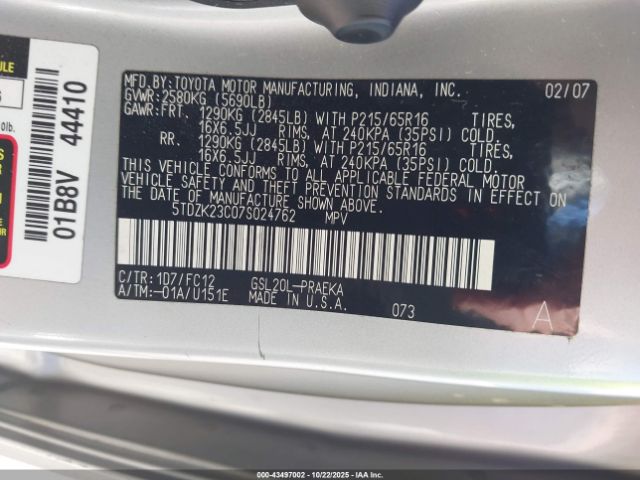 Toyota Sienna Le Image 5