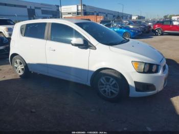  Salvage Chevrolet Sonic