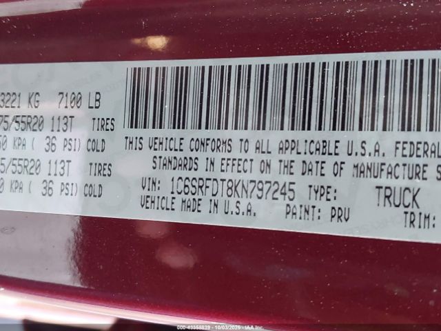 Ram 1500 Laramie  4x4 6'4 Box Image 2