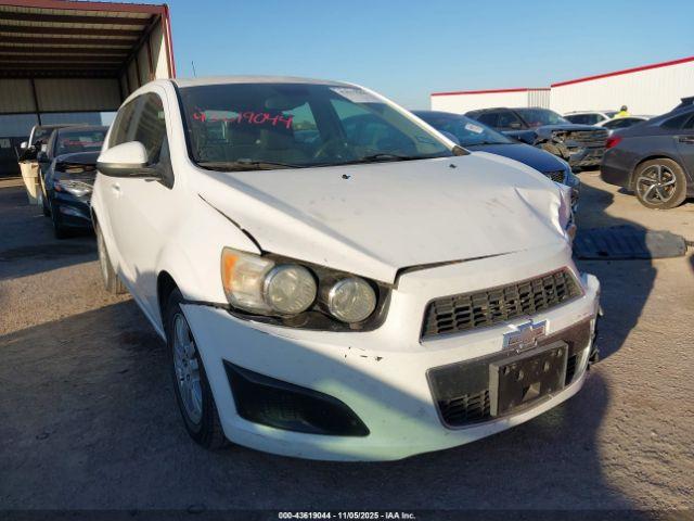  Salvage Chevrolet Sonic