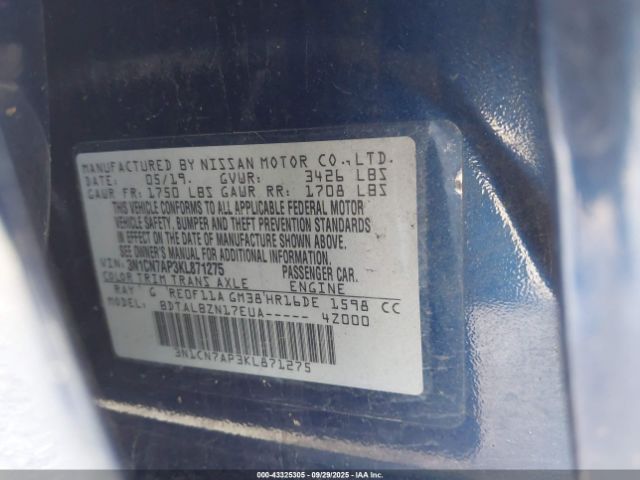 Nissan Versa 1.6 Sv Image 2