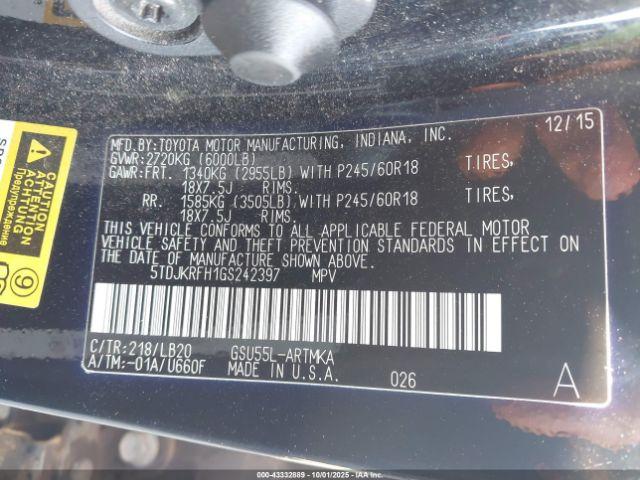 Toyota Highlander Xle V6 Image 11