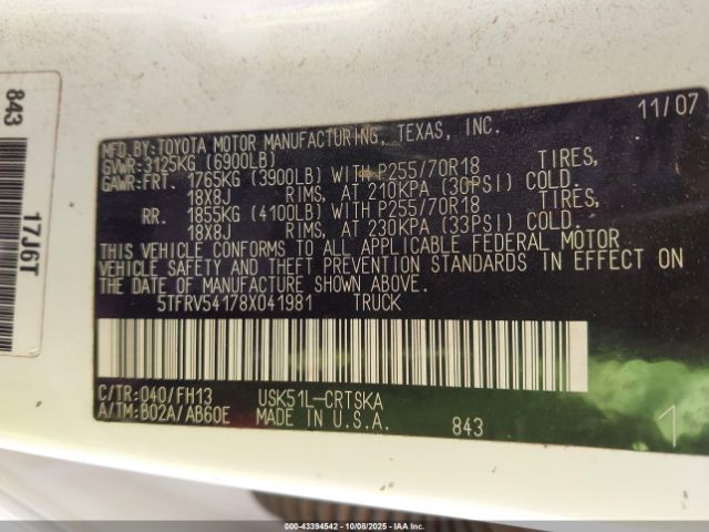 Toyota Tundra Base 5.7l V8 Image 6