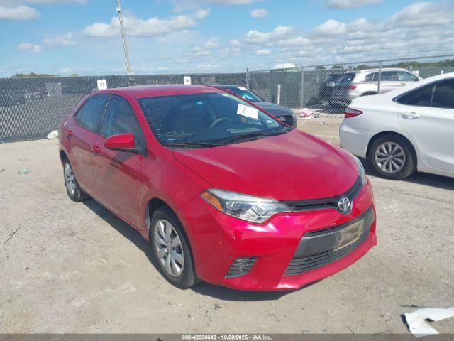  Salvage Toyota Corolla