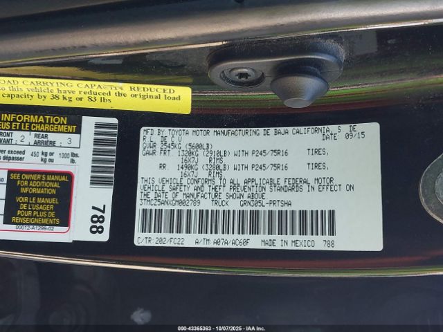 Toyota Tacoma Sr5 V6 Image 3