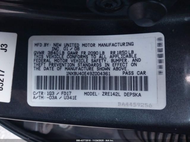 Toyota Corolla S Image 2