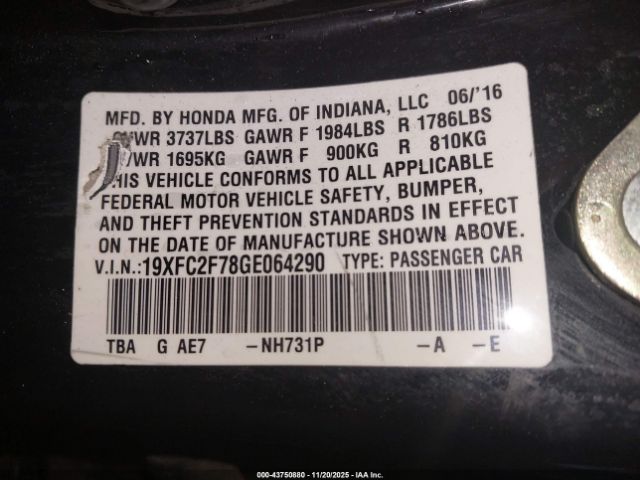 Honda Civic Ex Image 12