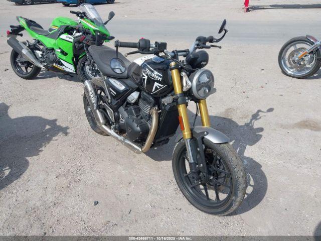  Salvage Triumph Motorcycle Speed