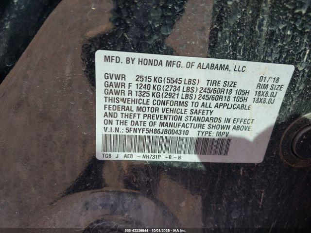 Honda Pilot Ex-l Image 9