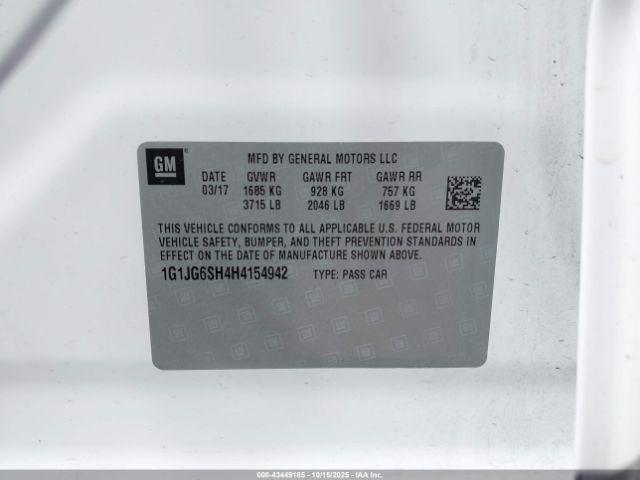 Chevrolet Sonic Lt Auto Image 8