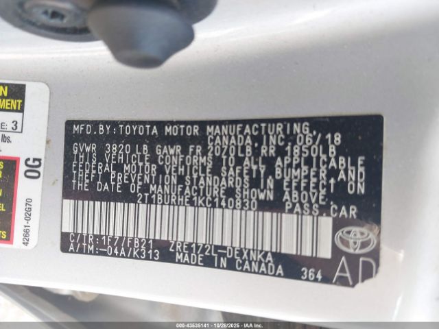 Toyota Corolla Le Image 8