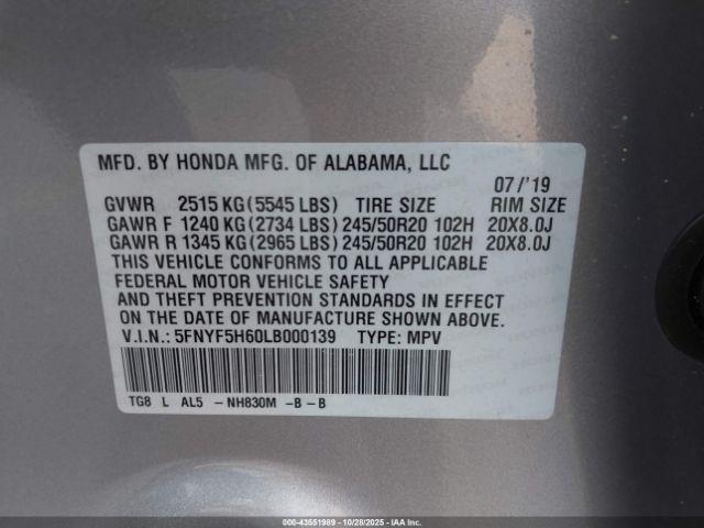 Honda Pilot 2wd Touring 7 Passenger Image 7