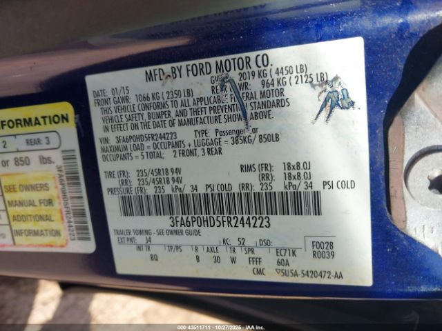 Ford Fusion Se Image 11