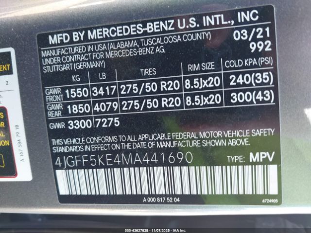 Mercedes-Benz Gls-class 4matic Image 8