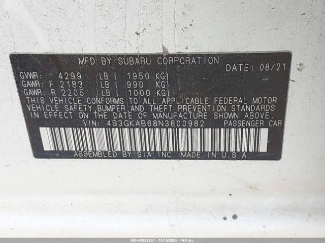 Subaru Impreza Base Image 8